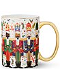 Rifle Paper Co. Holiday Nutcracker Brigade Porcelain Novelty Mug, Color:Multi - Image 1