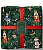 Rifle Paper Co. Nutcracker Ballet Fleece Throw Blanket, Color:Multi - Image 1