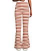 Rip Curl Bobbi Yarn-Dyed Striped Knit Pants, Color:Multi - Image 1