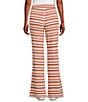 Rip Curl Bobbi Yarn-Dyed Striped Knit Pants, Color:Multi - Image 2