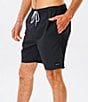 Color:Black - Image 3 - Bondi 17#double; Outseam Volley Shorts