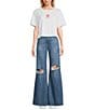 Rip Curl Calypso Short Sleeve Cropped Graphic T-Shirt, Color:White - Image 3