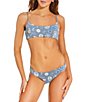 Rip Curl Catalina Waves Bralette Swim Top & Full Coverage Hipster Swim Bottom - Image 2