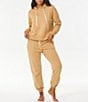 Color:Tan - Image 4 - Classic Surf Hoodie