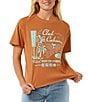 Color:Light Brown - Image 1 - Club Cabana Graphic T-Shirt