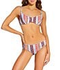 Rip Curl Coastal Instinct D-Cup Underwire Bra Bikini Swim Top & Stretch Texture Hipster Swim Bottom - Image 2
