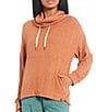 Color:Light Brown - Image 1 - Cosy Roll Neck II Fleece Hoodie Sweater
