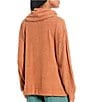 Color:Light Brown - Image 2 - Cosy Roll Neck II Fleece Hoodie Sweater