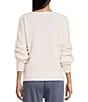 Rip Curl Emily Long Sleeve Wool Blend Sweater, Color:Ecru Marble - Image 2