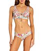 Rip Curl Half Moon Bay Deep V-Neck Bralette Bikini Swim Top & Full Coverage Hipster Swim Bottom - Image 1