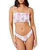 Rip Curl Half Moon Bay Smocked Bandeau Swim Top & Full Coverage Hipster Swim Bottom - Image 3