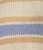 Color:Tan - Image 4 - Hot Tropics Stripe Print Sweater
