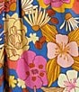 Color:Multico - Image 6 - Kamari Mid Rise Floral Printed Shorts
