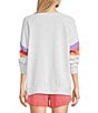 Rip Curl Las Dalias Raglan Sleeve Fleece Sweatshirt, Color:Grey Marle - Image 2