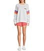 Rip Curl Las Dalias Raglan Sleeve Fleece Sweatshirt, Color:Grey Marle - Image 3