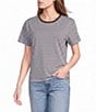 Rip Curl Long Sleeve Stephanie Gilmore Striped Standard Tee - Image 1