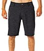 Color:Black - Image 1 - Mid-Rise Jackson 20#double; Outseam Boardwalk Shorts