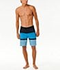 Color:Black/Blue - Image 4 - Mirage Daybreaker 19#double; Outseam Board Shorts