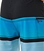 Color:Black/Blue - Image 5 - Mirage Daybreaker 19#double; Outseam Board Shorts