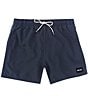 Color:Navy - Image 1 - Offset 15#double; Outseam Volley Shorts