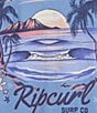 Rip Curl Pacific Short Sleeve Graphic T-Shirt, Color:Blue - Image 4