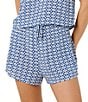 Rip Curl Party Pack Geometric Tile Print Beach Shorts - Image 1