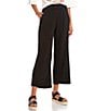 Color:Black - Image 1 - Premium Surf Beach High Rise Wide Leg Pants