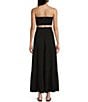 Rip Curl Premium Surf Strapless Open Cut Out Back Maxi Dress, Color:Black - Image 2