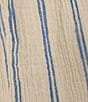 Color:Blue - Image 3 - Premium Surf Stripe Print Romper