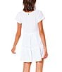 Color:White - Image 2 - Premium Surf Gauze Tiered Dress
