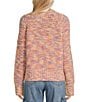 Rip Curl Relaxed Beach Party Long Sleeve Slub Wool Blend Sweater, Color:Purple - Image 2