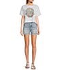 Color:White - Image 3 - Relaxed Block Party Crop Graphic T-Shirt