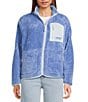 Rip Curl Shore Break Long Sleeve Color Block PolarFleece® Jacket, Color:Blue - Image 3