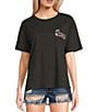 Color:Washed Black - Image 2 - Short Sleeve Tikki Tropics Relaxed T-Shirt