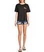 Color:Washed Black - Image 4 - Short Sleeve Tikki Tropics Relaxed Graphic T-Shirt