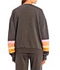 Color:Washed Black - Image 2 - Sundy Swell Crew Neck Long-Sleeve Fleece Sweatshirt