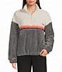 Rip Curl Surf Revival Long Sleeve Color Block Polar Fleece Jacket - Image 1