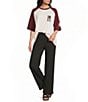 Rip Curl Surf The World Raglan Sleeve Boxy T-Shirt - Image 3