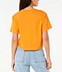 Rip Curl Tokens Short-Sleeve Cropped T-Shirt, Color:Light Orange - Image 2