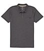 Color:Black Marle - Image 1 - Too Easy Short-Sleeve Knit Polo Shirt