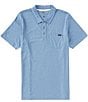 Color:Bluestone Marle - Image 1 - Too Easy Short-Sleeve Knit Polo Shirt