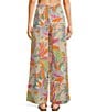 Rip Curl Vadella Tropical Floral Print Wide Leg Pants, Color:Multi - Image 2