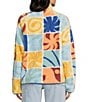 Rip Curl Williams Long Sleeve Yardage Printed Microfleece Jacket, Color:Multi - Image 2
