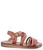 Color:Pecan - Image 2 - Leda Strappy Leather Sandals