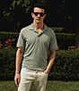 Robert Graham Elias Stretch Short Sleeve Polo Shirt, Color:Seafoam - Image 3