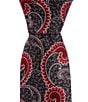 Robert Graham Paisley Printed Open Pine Traditional Silk Hand Tie - Image 1