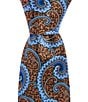 Robert Graham Paisley Printed Open Pine Traditional Silk Hand Tie - Image 3