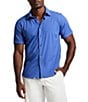 Robert Graham Pidmont Stretch Knit Short Sleeve Woven Shirt - Image 1