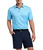 Robert Graham Skull Swing Performance Stretch Short Sleeve Polo Shirt - Image 1