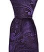 Robert Graham Solid Paisley 3.2.5#double; Silk Tie - Image 3